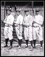 Lou Gehrig Tony Lazzeri 8X10 Photo - Autographed Koenig Dugan 1927 Yankees - 1780