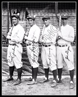 Lou Gehrig Tony Lazzeri 8X10 Photo - Autographed Koenig Dugan 1927 Yankees - 1779