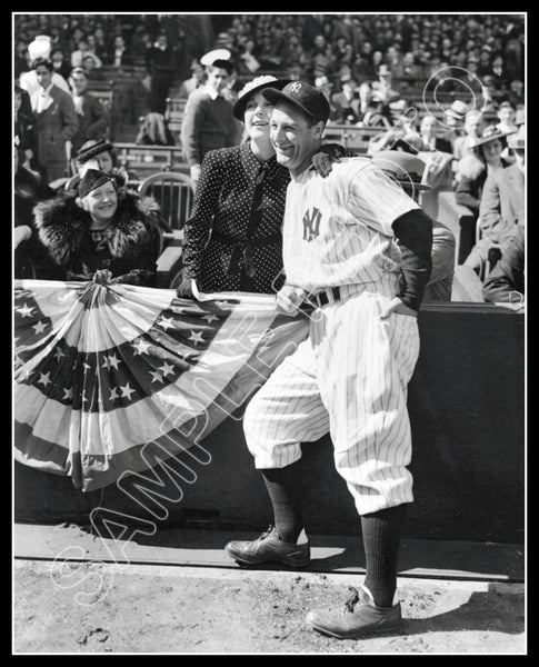 Lou Gehrig Wife  8X10 Photo - New York Yankees - 338