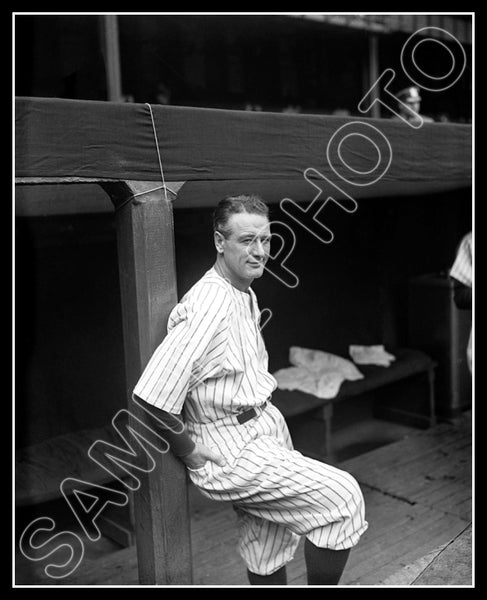 Lou Gehrig 8X10 Photo - New York Yankees - 339