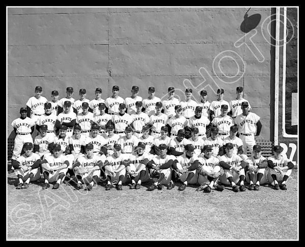 1958 San Francisco Giants 8X10 Photo - Mays Cepeda Alou - 2150
