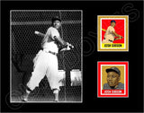 Josh Gibson 1948 Leaf Cards Matted Photo Display 11X14 - Negro Leagues - 1545