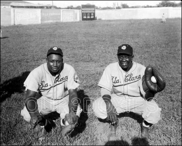 Josh Gibson 8X10 Photo - Santa Clara Leopards Cuba 1938 Rafael Pedroso - 1827