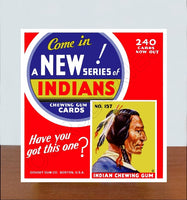 1933 Goudey Indians Store Counter Standup Sign - Gum- 2620