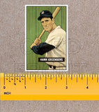 1951 Bowman Hank Greenberg Fantasy Card - Detroit Tigers - 3413