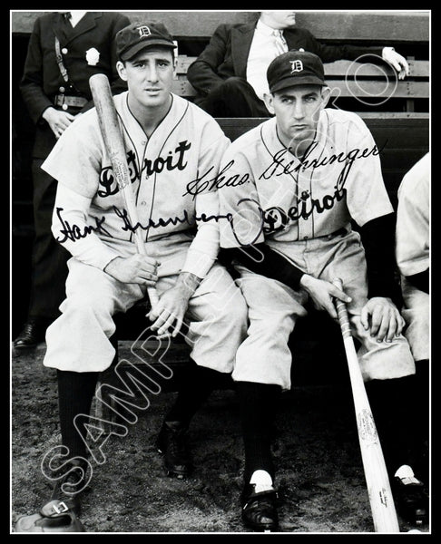 Hank Greenberg Charlie Gehringer 8X10 Photo - Autographed Detroit Tige –  OUR3DOXIES