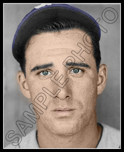 Hank Greenberg Colorized 8X10 Photo - Detroit Tigers - 383