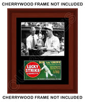 Lefty Grove 1928 Lucky Strike Matted Photo Display 11X14 - Philadelphia Athletics A's - 1548