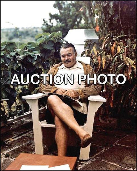 1947 Ernest Hemingway 8X10 Photo - Cuba - 2801