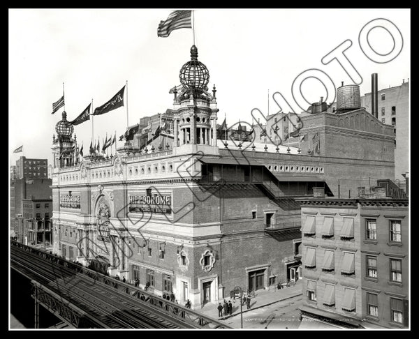 1905 Hippodrome Theater 8X10 Photo - Manhattan New York- 2510