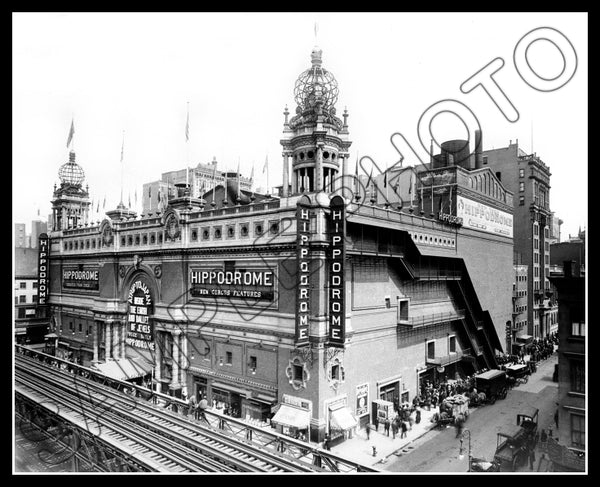 1910 Hippodrome Theater 8X10 Photo - Manhattan New York- 2512