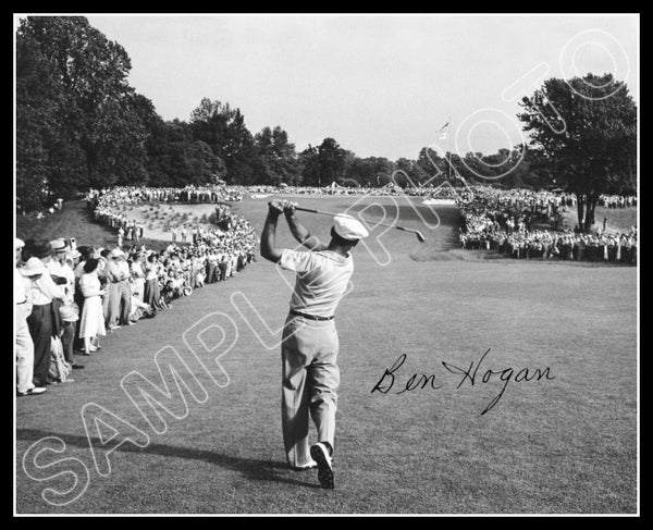 1950 Ben Hogan 8X10 Photo - Autographed US Open Miracle At Merion - 3056