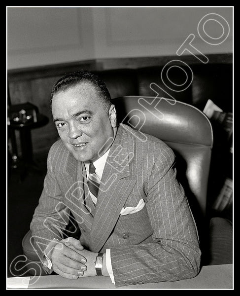 1940 J Edgar Hoover 8X10 Photo - 2812