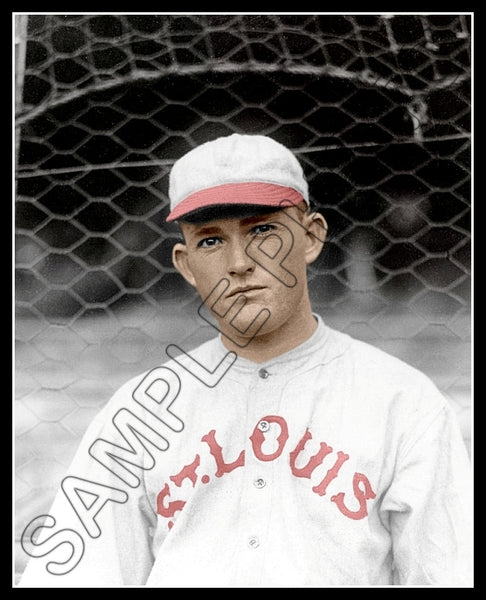 Rogers Hornsby Colorized 8X10 Photo - St. Louis Cardinals - 412