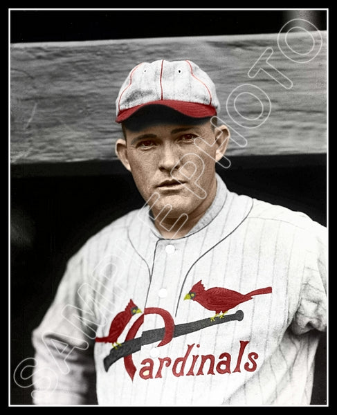 Rogers Hornsby Colorized 8X10 Photo - 1925 St. Louis Cardinals - 417