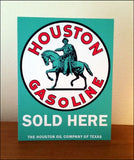 Houston Gasoline Store Counter Standup Sign - 3027