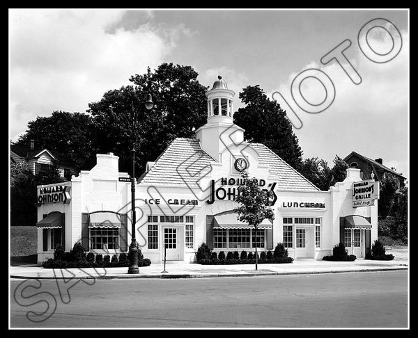 1939 Howard Johnson's Restaurant Billboard 8X10 Photo - Queens New York - 2344