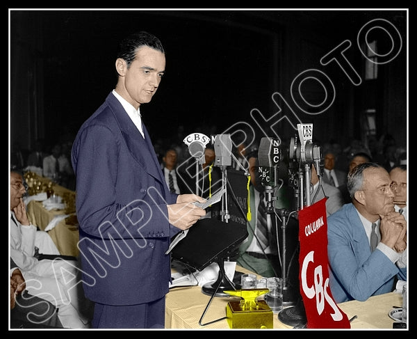 Howard Hughes Colorized 8X10 Photo - 2823