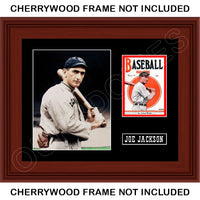 Joe Jackson 1916 Baseball Magazine Matted Photo Display 11X14 - Cleveland Naps - 1560