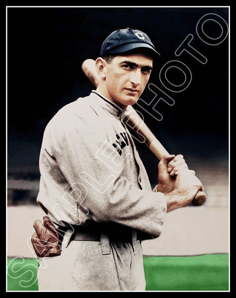Joe Jackson Colorized 11X14 Photo - Cleveland Naps - 426