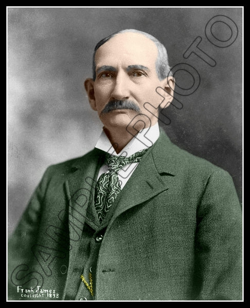 1898 Frank James Colorized 8X10 Photo - 2824
