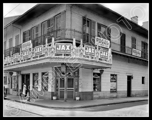 Jax Beer 11X14 Photo - Royal Steet New Orleans 1937 - 2251