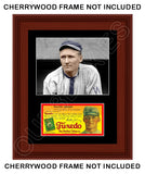Walter Johnson 1910 Tuxedo Tobacco Matted Photo Display 11X14 - Senators - 1562