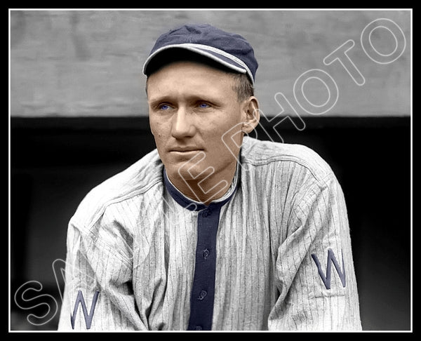 Walter Johnson Colorized 8X10 Photo - 1914 Washington Senators - 446