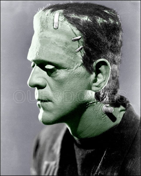 1935 Boris Karloff Colorized 8X10 Photo - Bride Of Frankenstein - 29
