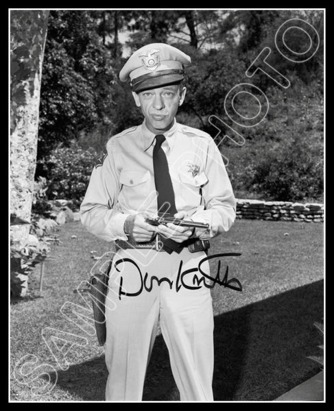 Don Knotts 8X10 Photo - Autographed Barney Fife Andy Griffith Show - 3208