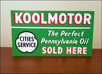 1930's Koolmotor Oil Store Counter Standup Sign - 3028