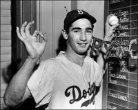 Sandy Koufax 8X10 Photo - Brooklyn Dodgers  - 1347