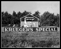 1923 Krueger Special Beer Billboard 8X10 Photo - 2255