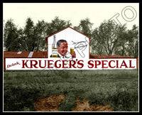 1924 Krueger Special Beer Billboard Colorized 8X10 Photo - 2260