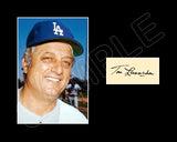 Tommy Lasorda Matted Photo Display 8X10 - Los Angeles Dodgers - 468