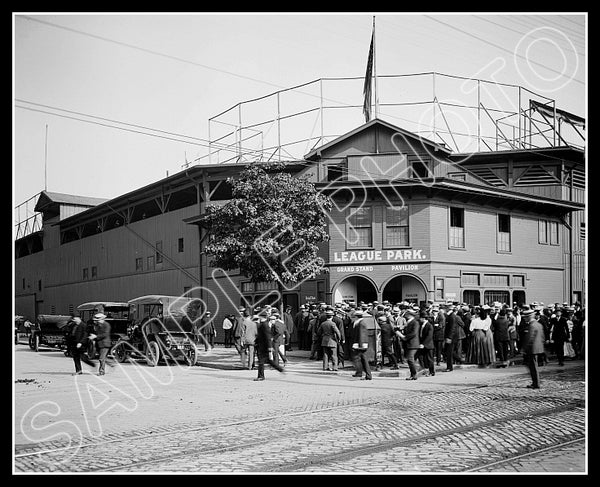 1905 League Park 8X10 Photo - Cleveland Spiders Indians - 1098