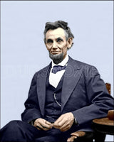 President Abraham Lincoln Colorized 8X10 Photo - 43