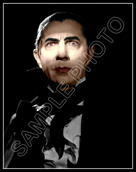 1931 Bela Lugosi Colorized 11X14 Photo - Dracula - 3217