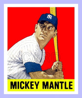 1948 Leaf Mickey Mantle Fantasy Card - New York Yankees - 3382