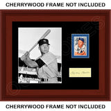 Mickey Mantle 1952 Bowman Card Matted Photo Display 11X14 - Yankees - 1574