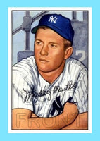 1952 Bowman Mickey Mantle Reprint Card - New York Yankees - 3415