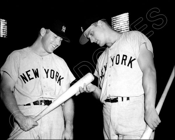 1960 Mickey Mantle Roger Maris 8X10 Photo - New York Yankees - 3306