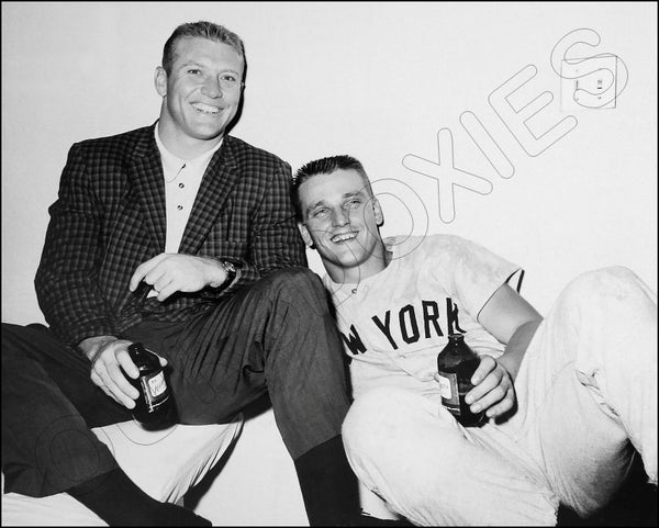 Mickey Mantle Roger Maris 8X10 Photo - New York Yankees - 3304