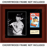 Mickey Mantle 1953 Topps Matted Photo Display 11X14 - New York Yankees - 1568