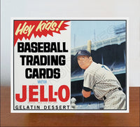 1963 Mickey Mantle Jello Baseball Cards Store Counter Standup Sign - Yankees - 7