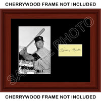 Mickey Mantle Matted Photo Display 8X10 - New York Yankees - 501