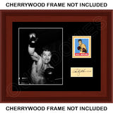 Rocky Marciano 1948 Leaf Card Matted Photo Display 11X14 - 2294