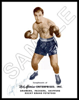 Rocky Marciano 11X14 Photo - Autographed Heavyweight Champion - 920