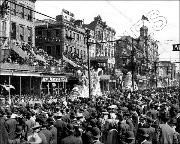 1910 Mardi Gras Red Pageant 8X10 Photo - New Orleans Louisiana - 2535