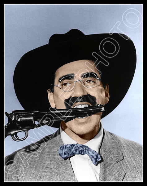1940 Groucho Marx Colorized 11X14 Photo - Go West - 3239